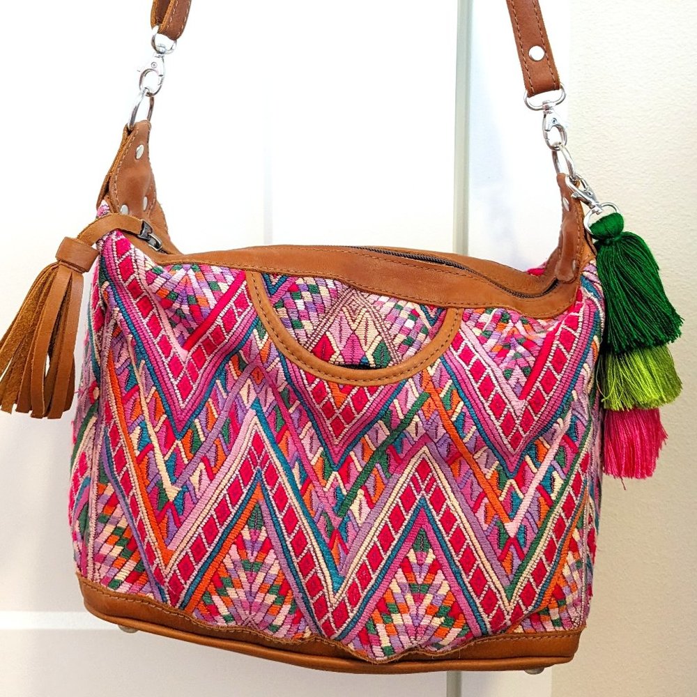 One of a Kind Maria's Artisan Shop Crossbody Bag